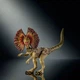 Игрушка Мир Юрского периода: Возрождение - Дилофозавр Jurassic World Rebirth Hammond Collection Dilophosaurus Dinosaur Figure Mattel - изображение 3