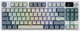 Ігрова Бездротова Механічна Клавіатура ATTACK SHARK K86 Grey з TFT-дисплєм, RGB, 4000mAh, 2.4G/Bluetooth/Кабель, Українська розкладка - изображение 1