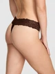 Женские трусики тонг Victoria's Secret Pink с принтом 1159864625 (Коричневый S) - изображение 2
