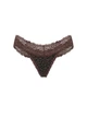 Женские трусики тонг Victoria's Secret Pink с принтом 1159864625 (Коричневый S) - изображение 3