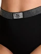 Женский комплект белья со стразами Victoria's Secret лиф и трусики брифы 1161527812 (Черный 32C/XS) - изображение 7