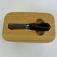 Масленка керамическая для масла с крышкой и ножом "Butter", 500 мл, Черный - изображение 8