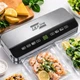 Вакуумный упаковщик Zepline ZP00359 вакууматор с функцией запайки и комплектом пакетов 200Вт Серый - изображение 3