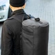 Спортивная сумка-рюкзак Tayfun Black из экокожи на 37 л, дорожная сумка-трансформер с отделением для обуви, 58х27х27 см - изображение 4