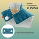 Электрическая грелка для шеи, плеч и спины Comfytemp K9015, утяжеленная, 9 режимов нагрева, синяя - изображение 8