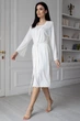 Женский вискозный халат Ха044 Айвори, 3XL - изображение 4