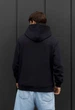 Мужской худи Стаф темно-синий базовый однотонный Staff basic dark-blue L (401509) - изображение 2