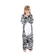 Пижама детская Кигуруми Для Детей И Подростков Зебра черно белая Kigurumi 110 (100-110) (369165) - изображение 2