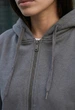 Женский спортивный костюм Стаф серый оверсайз комплект брюки кофта Staff on gray oversize XS (401511) - изображение 3