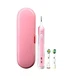 Футляр для электрической зубной щетки Oral B Braun Philips Pecham XIAOMI Универсальный подходит для электрощетки орал б на 2 насадки дорожный кейс на щетку филипс Розовый Dental Man Case Pink - изображение 5