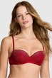 Комплект белья: бюстгальтер с уплотнённой чашкой и трусики слип Victoria's Secret 75C/M Красный (152961) - изображение 2