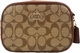 Сумка женская Coach Mini Jamie Camera Bag коричневая - изображение 5