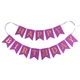 Гирлянда с флажками "Happy Birthday" MK 5955(Blue) синий - изображение 2