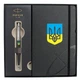 Подарунковий набір Parker JOTTER Originals UKRAINE Black CT BP Тризуб синьо-жовтий (кулькова ручка + блокнот Parker) - зображення 2