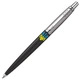 Подарунковий набір Parker JOTTER Originals UKRAINE Black CT BP Тризуб синьо-жовтий (кулькова ручка + блокнот Parker) - зображення 6