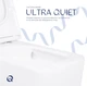 Унитаз подвесной Qtap Gemini Ultra Quiet, с сиденьем Slim Duroplast/Soft-close/Quick Release QT2533076EUQW - изображение 4