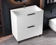 Тумба лакированная, Luxor Sena 80, с умывальником Imperio Low 80 - изображение 5
