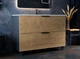 Тумба лакированная, Luxor Sena 120 Дуб, с умывальником Imperio Low 120 - изображение 3