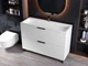 Тумба лакированная, Luxor Sena 120, с умывальником Imperio Low 120 - изображение 1