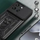 Чехол Camshield c кольцом-подставкой на Motorola Edge 70 Fusion / dark blue - изображение 6