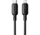 Кабель Baseus Silky Type-C to Lightning Чорний 20W 2м PVC 17990 - изображение 1