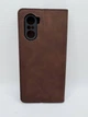 Чехол книжка Leather Premium для Xiaomi Poco F3 с защитой камеры Коричневый - изображение 3