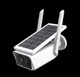 Вулична WiFi камера відеоспостереження Q2 ICSEE Бездротова неповоротна 3MP FHD камера з сонячною панеллю та акумуляторами 18650 IP камера для безпеки з додатком ICSEE - зображення 2