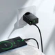 Мережевий зарядний пристрій HOCO CS94A Leader charger Type-C cable 20W Black - зображення 9