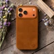 Накладка Stenk Cover Crazy Horse для Apple iPhone 17 Pro Max Cаmel (80708) - изображение 3