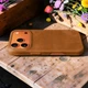Накладка Stenk Cover Crazy Horse для Apple iPhone 17 Pro Max Cаmel (80708) - изображение 5