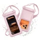 Чехол Tech-Protect UWC7 Universal Waterproof Floating Case 6.9 inch Pink (5906302323951) - изображение 1