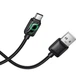 Кабель Hoco U146 USB A to USB C 3A 1.2 m з LCD Black (6942007671385) - зображення 4