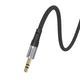 Кабель AUX Jack 3.5 мм до Jack 3.5 мм Hoco 1 м UPA26 Black (6942007608800) - зображення 5