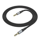 Кабель AUX Jack 3.5 мм до Jack 3.5 мм Hoco 1 м UPA26 Black (6942007608800) - зображення 6