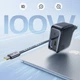 Ładowarka sieciowa Baseus EnerCore CJ11 100W USB-A USB-C ze składanym kablem USB-C Black (6932172695606) - obraz 9