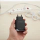 Зарядное устройство Forcell F-Energy Ultra Slim GaN III USB C + USB A PD QC4.0 3A 45W Black (5903396397837) - изображение 4