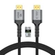 Кабель Tech-Protect UltraBoost HDMI 2.1 4K 120Hz / 8K 60Hz 100cm Black (5906302323678) - изображение 1