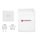 Многофункциональное зарядное устройство Forcell F-Energy 4в1 2 x USB A + USB C 15W + Power Bank 8000mAh + беспроводная зарядка White (5903396072475) - изображение 3
