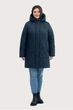 Зимняя женская куртка большого размера UF-fashion LAR 12-1 58 малахит - изображение 1