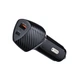 Автомобильное зарядное устройство Forcell F-Energy Carbon USB C + USB A QC3.0 PD 3A 38W Black (5903396133770) - изображение 2