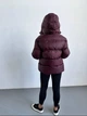 Женский пуховик зимний UF-fashion Tessa-ek 42-44 бургунди - изображение 4