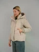 Куртка демисезонная женская с капюшоном UF-Fashion Теффи-KL бежевый XL - изображение 3