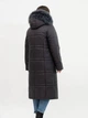 Женская куртка зимняя большого размера UF-fashion LAR 9-песец 58 графитовый - изображение 3