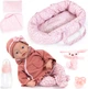 Пупс Bayer Reborn Baby з аксесуарами 38 см Рожевий 93827AP (4003336421644) - зображення 1