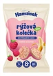 Упаковка органических рисовых хлебцев Hamanek Малина и банан 35 г x 8 шт (8595081303642) - изображение 2