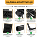 Черное бархатное кресло-шезлонг LEOBRO до 150 кг Zero Gravity Premium Plus (LB-ZGC-K3-BLK) - изображение 7