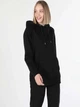 Худі тепле оверсайз жіноче Colin's CL1045200BLK M Black (8682240448457) - зображення 1