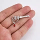 Брошь-значок унисекс BROCHE бижутерия Медицина Анатомия Кисть с каплей серебристая BRGV113311 - изображение 4