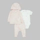 Комплект одежды Carter's толстовка, штаны и боди 1159860815 (Розовый 6M) на рост 61-69 см - изображение 1