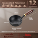 Сковорода Sansige 38871 чавунна без покриття для яєчні, 12 см - зображення 6